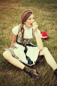 Dirndl Vintage-Jagd - Ansicht 2