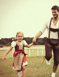 Kinderdirndl Frankenland - Ansicht 2