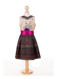 Kinderdirndl Purple Rain - Ansicht 1